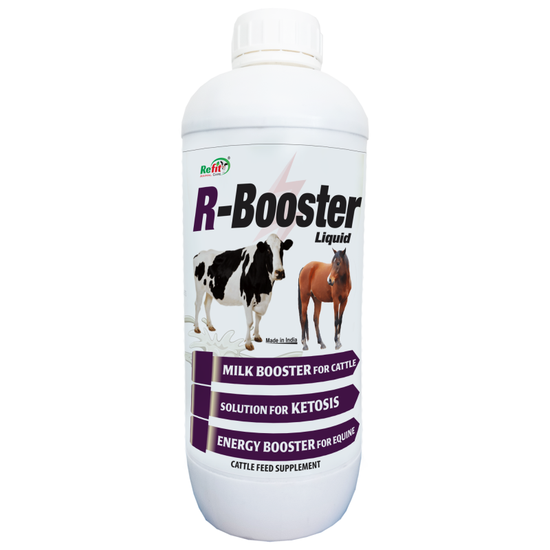 Milk and Energy Booster for Cow & Buffalo, 1 LTR, R-Booster