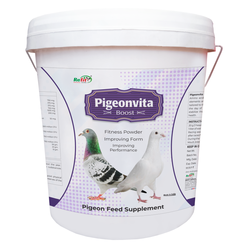Fitness Powder Pigeon Feed Supplement - Form & Performance Booster for Pigeons, 10 kg, Pigeonvita,