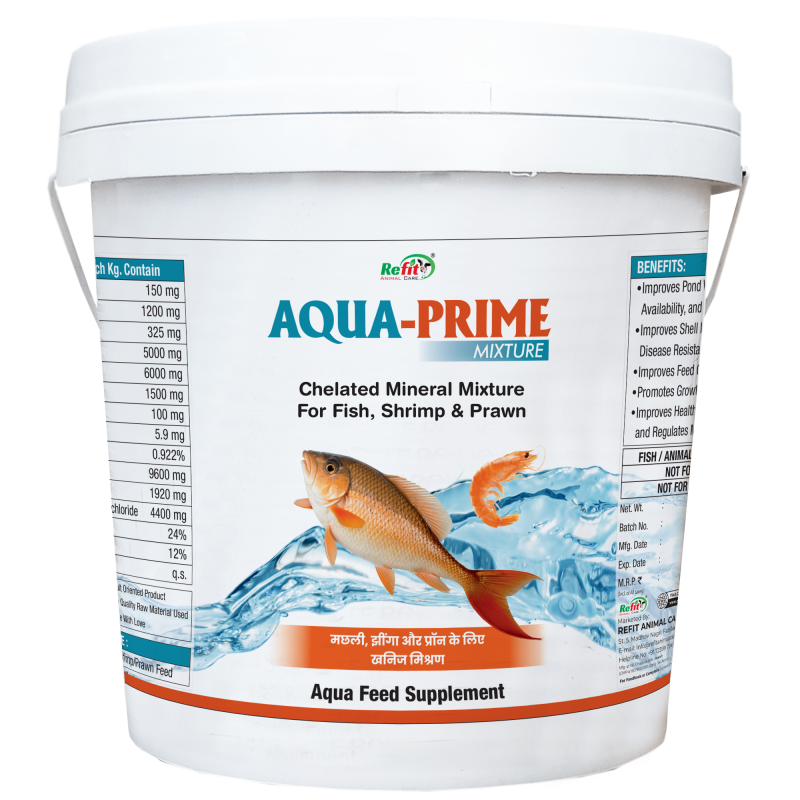 Mineral Mixture for Fish, Shrimp, Prawns & Aquaculture, 5 Kg, Aqua-Prime
