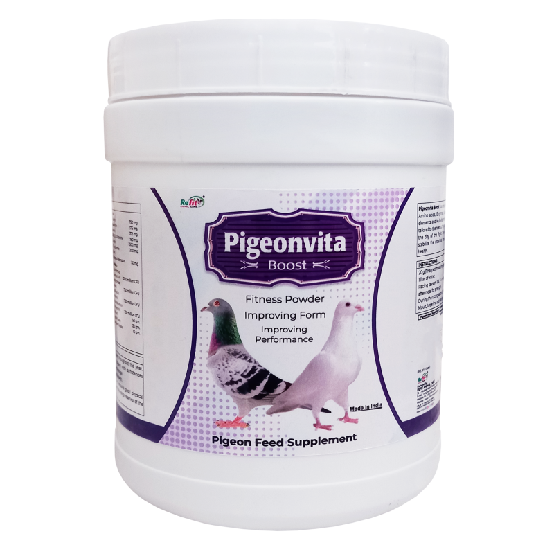 Fitness Powder Pigeon Feed Supplement - Form & Performance Booster for Pigeons, 500 gram, Pigeonvita,