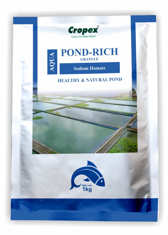 Cropex Pond-Rich Granule Sodium Humate, 1kg, for Healthy & Natural Pond