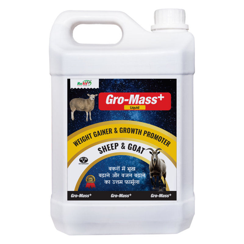 Goat Weight Gain Supplement and Growth Promoter, 5 LTR, GRO-Mass