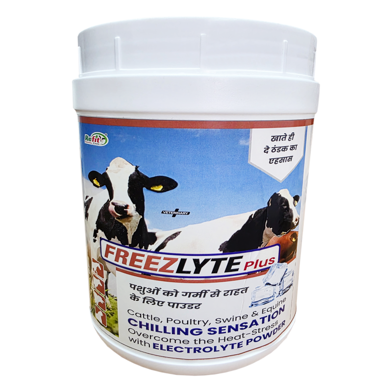 Electrolyte Powder for Cow, Cattle, Buffalo, Poultry & Swine, 1 Kg, Freezlyte