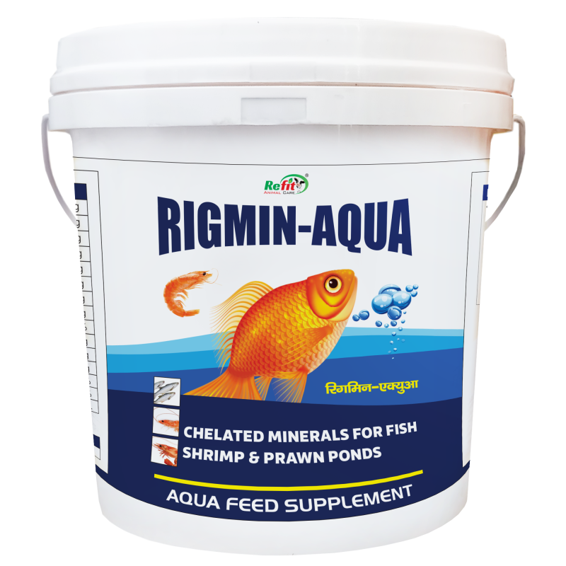 Chelated Mineral Mixture for Fish Farming, Shrimp, Prawn & Aqua, 5 Kg, Rigmin-Aqua,All Life Stages