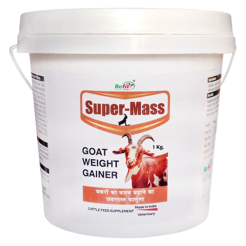 Goat Supplement For Weight Gain, Super-Mass Powder, 1 count, 1000 grams