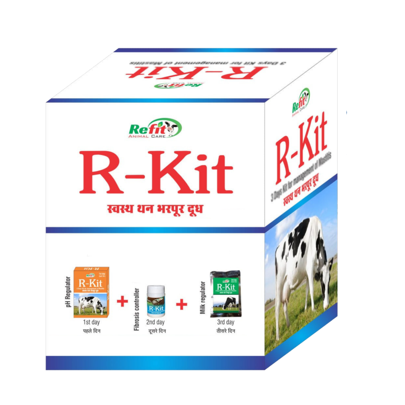 R Kit Veterinary Herbal Powder 3 Days Kit for Cattle, Buffalo, Cows Other Livestock Animals