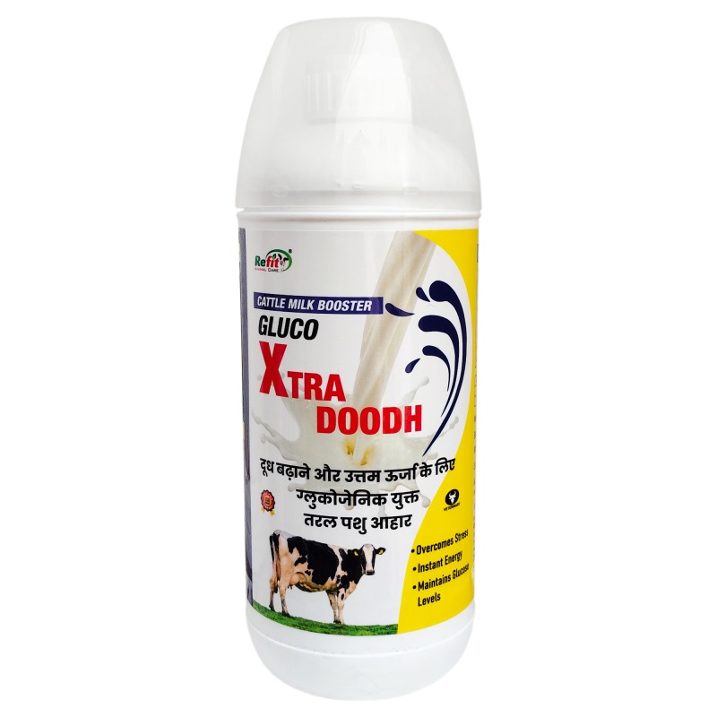 Milk Booster Tonic Supplement for Cow, Buffalo & Cattle, 1 LTR, Xtra Doodh